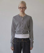 【SCULPTOR】Polka Dot Cardigan - 3 colors