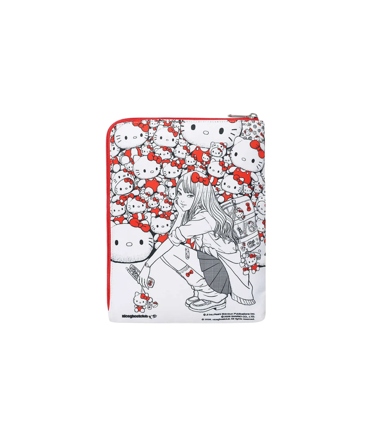【niceghostclub】伊藤潤二 x 三麗鷗JS TOMIE HELLO KITTY BOOK POUCH