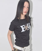 【Fancy Club】FY LEOPARD TEE [White / Red / Black]