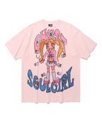 【niceghostclub】[ x soulpusssy cat ] ghostsoulgirl gyaru big big tee [pink/white]