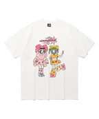 【niceghostclub】[ x soulpusssy cat ] ghostsoulgirl rabbit&bear big big tee [white/black]