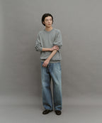 【another office】Atelier Wide Denim Pants - Faded Blue
