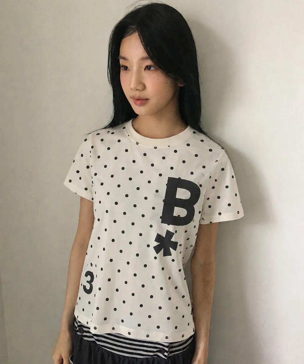 【BAUF】B logo 點點/條紋短袖 - 5 colors
