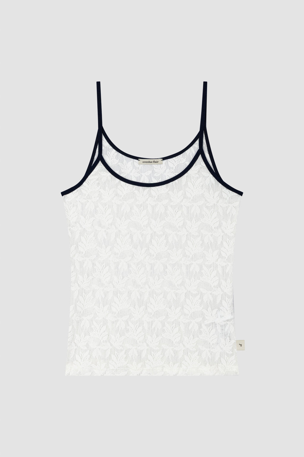 【overdue flair】TEXTURE COMBI SLEEVELESS - 2 colors