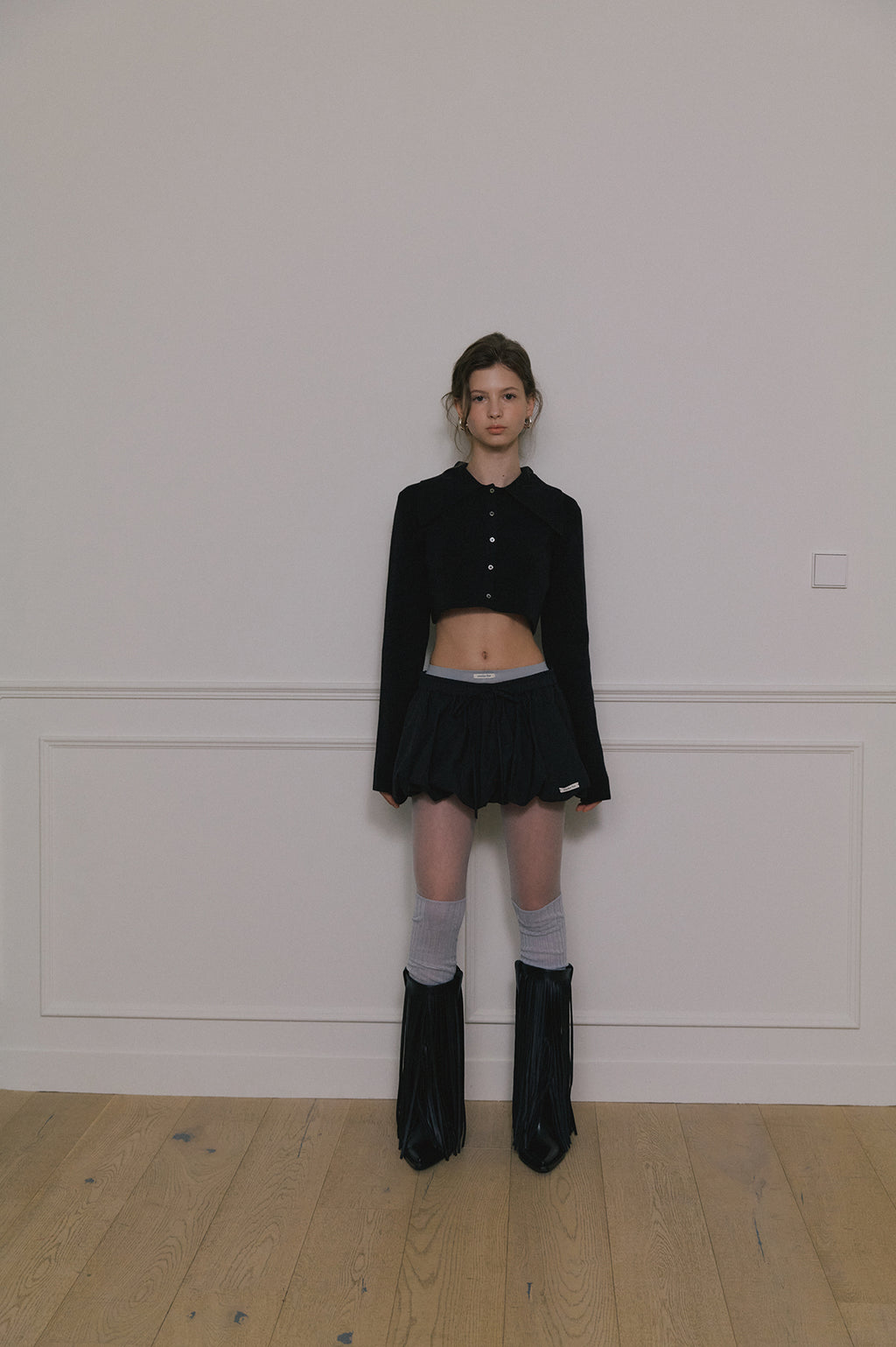 【overdue flair】BALLOON MICRO MINI SKIRT - 2 colors