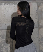【Fancy Club】BACK CROSS LONG SLEEVE - 2 colors