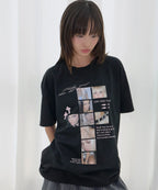 【Fancy Club】 DAMAGE FEARLESS TEE [White / Charcoal / Black]