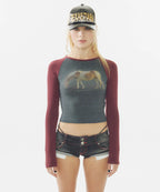 【SCULPTOR】Good Karma Raglan Tee  - 2 colors