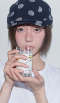 【Fancy Club】ANGEL DOT HUNTING CAP [Navy]