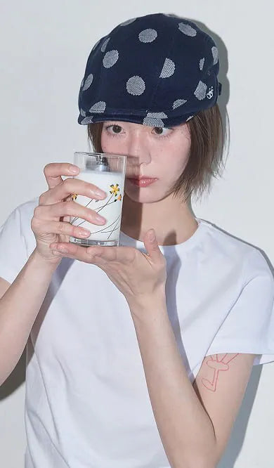 【Fancy Club】ANGEL DOT HUNTING CAP [Navy]