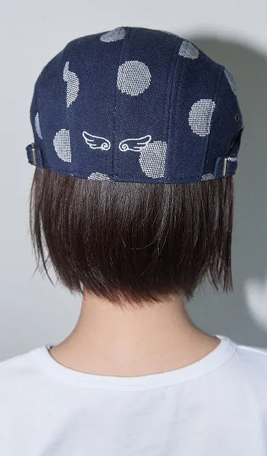 【Fancy Club】ANGEL DOT HUNTING CAP [Navy]
