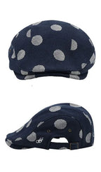【Fancy Club】ANGEL DOT HUNTING CAP [Navy]
