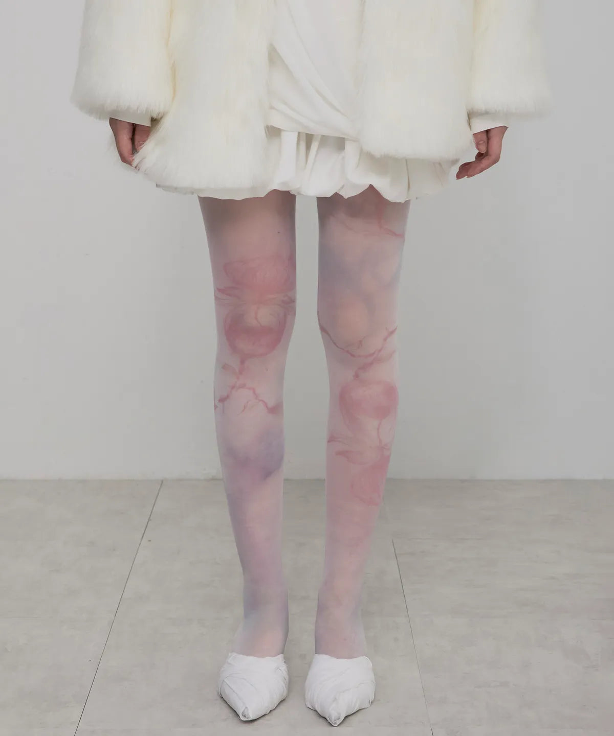 【flare up】 Daydream Tights [Violet / Burgundy]