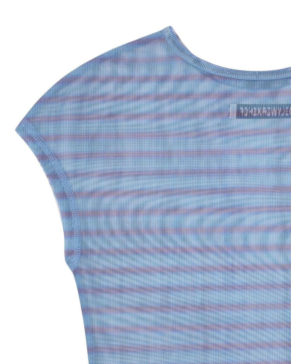 【odlyworkshop】Mesh checked Tee - 3 colors