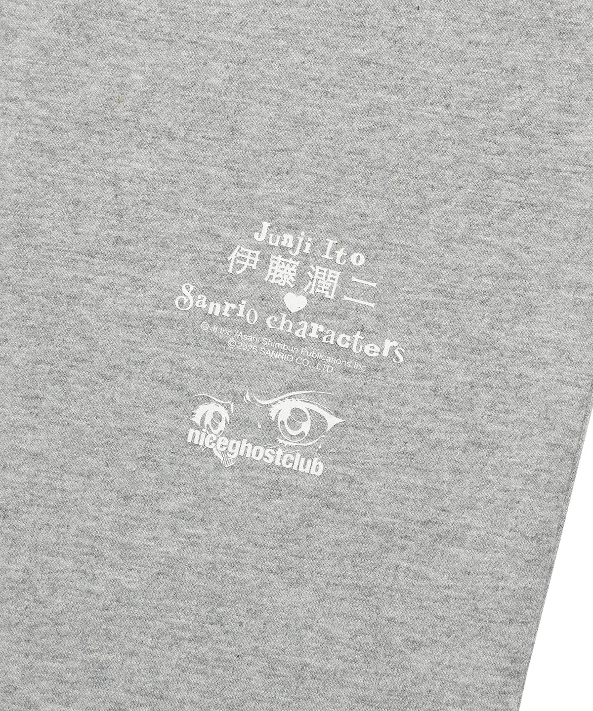 【niceghostclub】伊藤潤二 x 三麗鷗CHARACTERS BIG BIG TEE