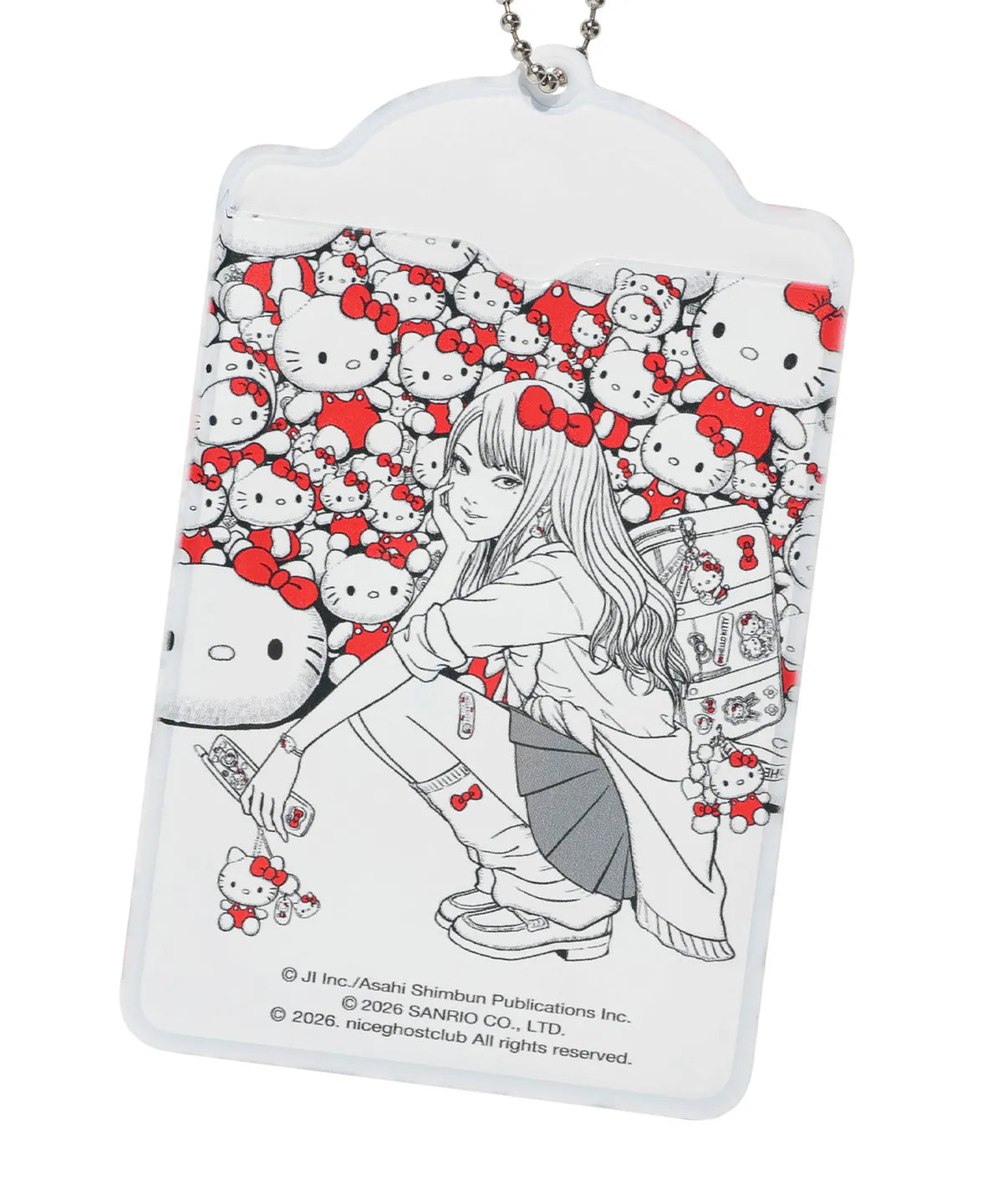 【niceghostclub】伊藤潤二 x 三麗鷗JS TOMIE HELLO KITTY PHOTOCARD HOLDER