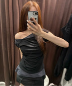 【Flare up】2-Layered Top [4 colors]