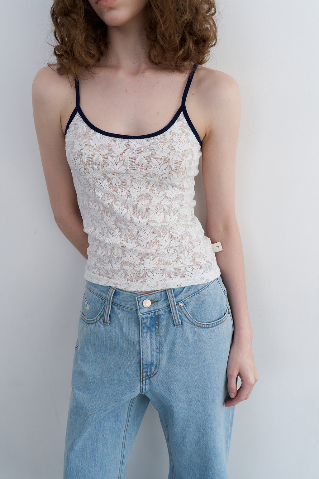 【overdue flair】TEXTURE COMBI SLEEVELESS - 2 colors