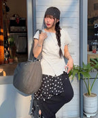 【peanut loop】Spiral Canvas cross bag - 4 colors