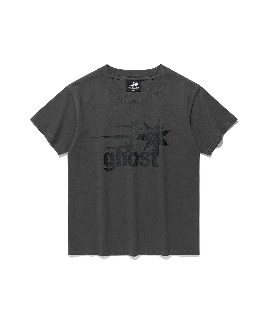 【niceghostclub】 dot symbol mini tee [ white / navy / charcoal / red ]