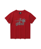 【niceghostclub】 dot symbol mini tee [ white / navy / charcoal / red ]
