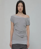 【Flare up】2-Layered Top [4 colors]