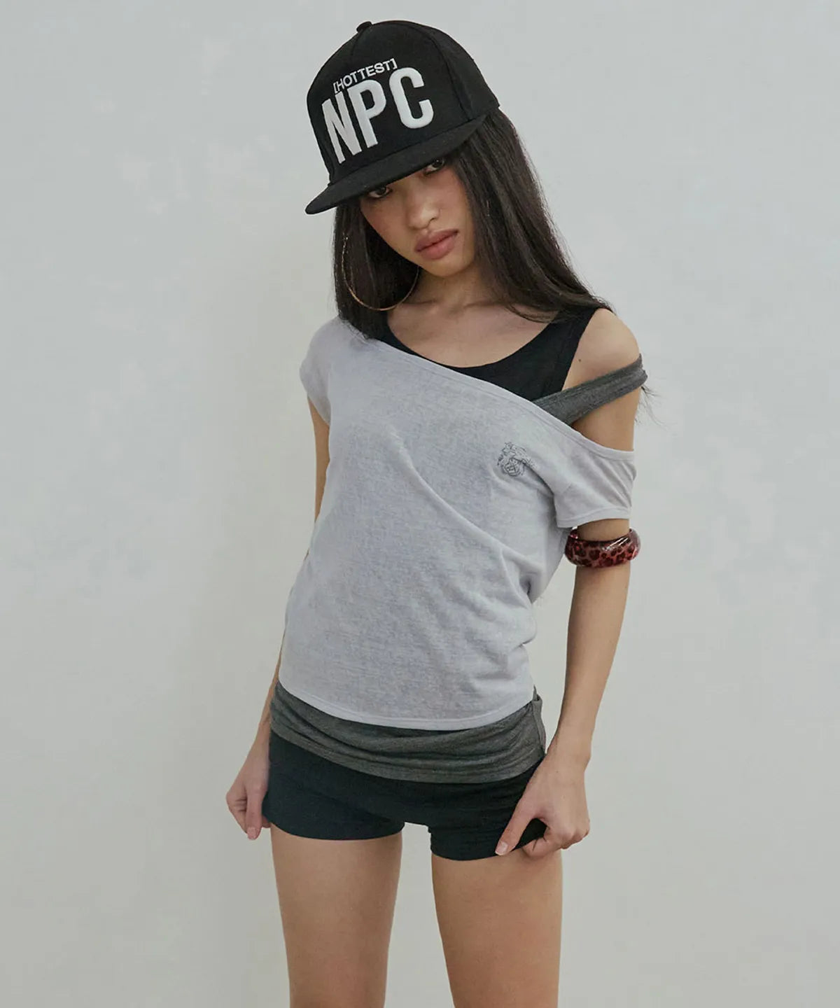 【SCULPTOR】Lazy Sleeveless Layered Tee - 3 colors