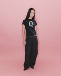 【odlyworkshop】 Blown Baby Tee - black