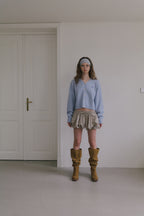 【overdue flair】BALLOON MICRO MINI SKIRT - 2 colors