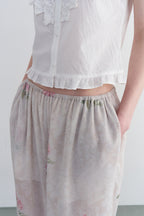 【overdue flair】VICTORIAN FRILL MESH BLOUSE - 2 colors