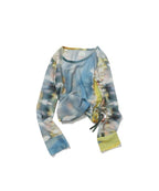 【PAMM】綁帶渲染薄長袖 - 3 colors