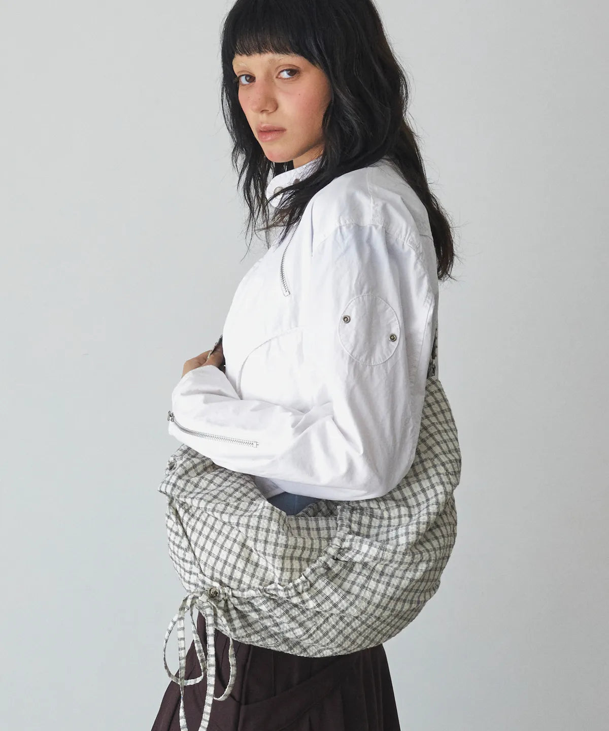 【fennec】LASSIE CHECKED BAG - 4 colors