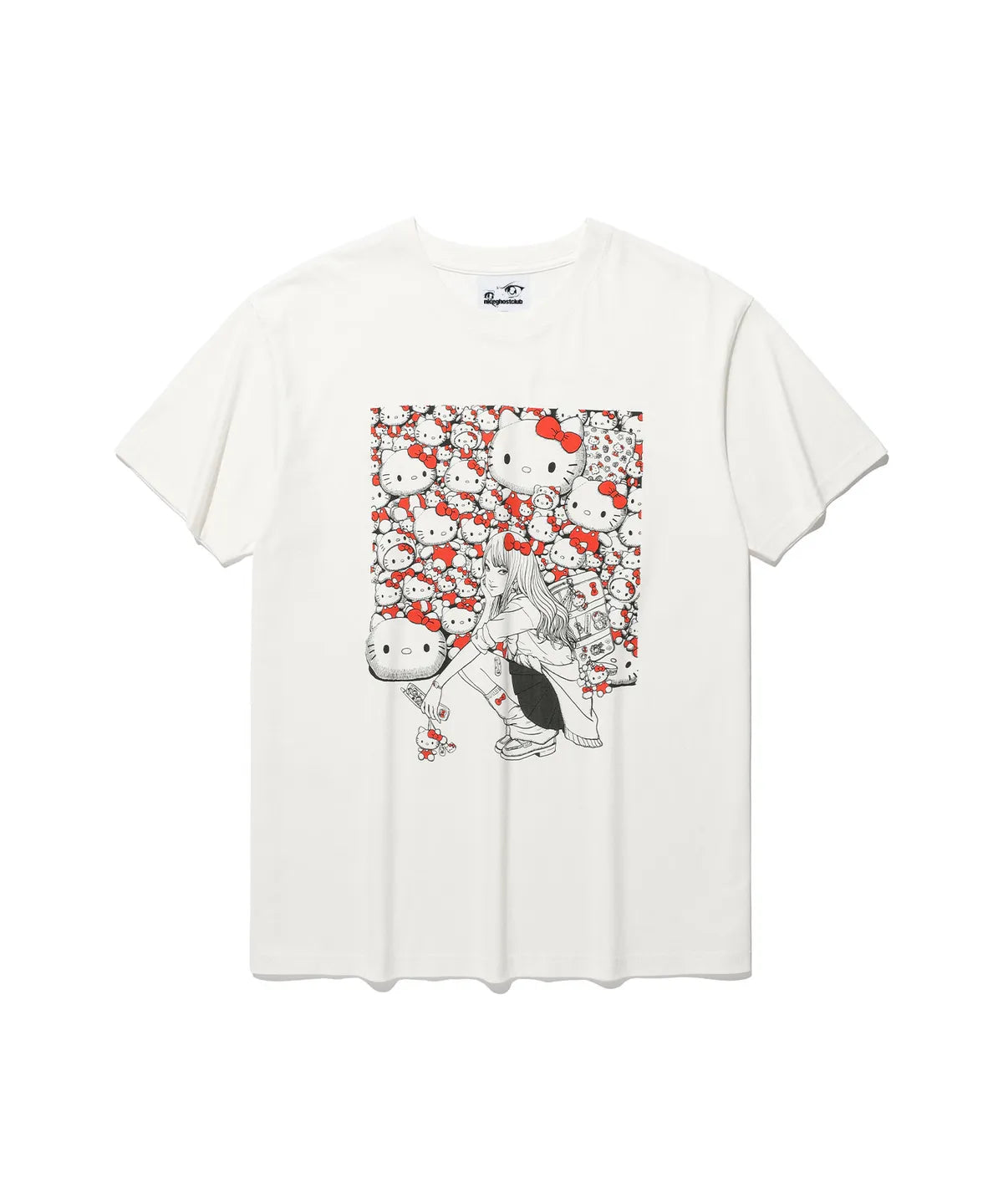 【niceghostclub】伊藤潤二 x 三麗鷗JS TOMIE HELLO KITTY TEE
