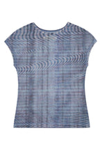 【odlyworkshop】Mesh checked Tee - 3 colors