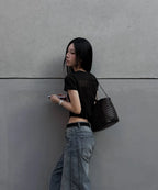 【Fancy Club】BACK CROSS TEE [5 colors]