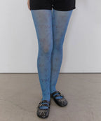【typeservice】Tiny Glyph Tights [ purple / blue ]