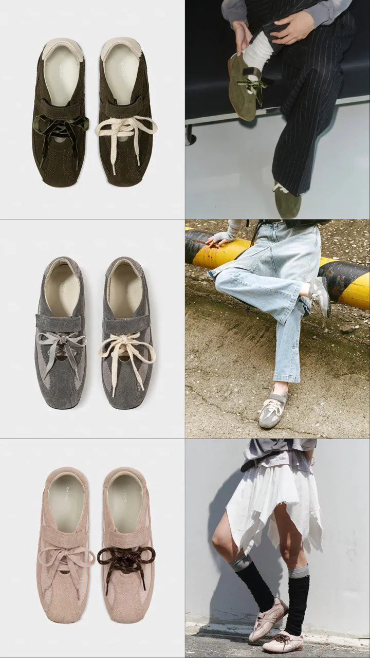 【KHIHO】 PINKING MARY JANE SNEAKERS - 11 colors