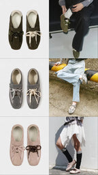 【KHIHO】 PINKING MARY JANE SNEAKERS - 11 colors