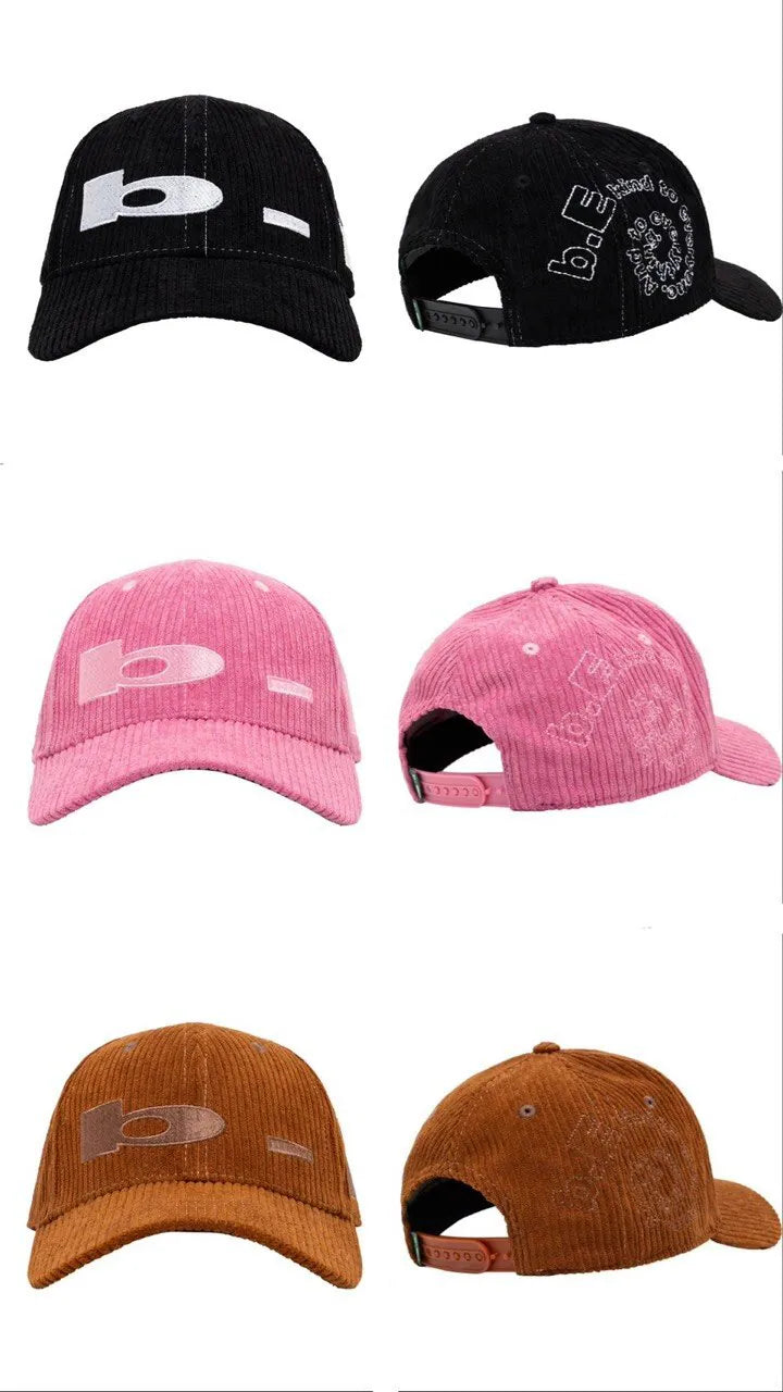 【b.Eautiful】b.E Low Hat [ Black / Brown / Pink ]