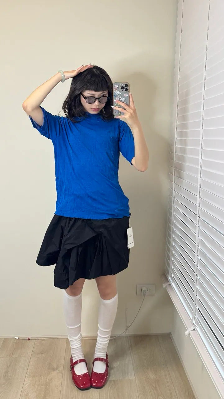 寬鬆滑滑短袖