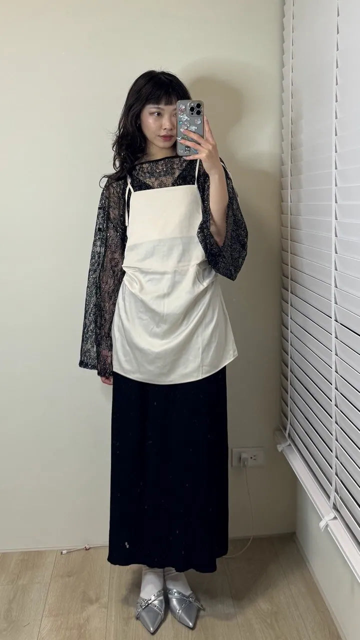 閃亮亮寬寬袖蕾絲上衣