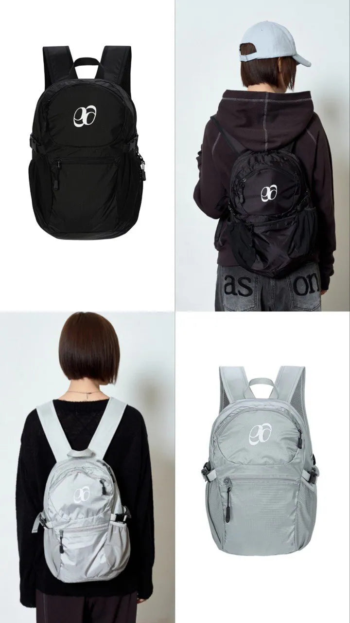 【ason】BESTIE BACKPACK [ GRAY / BLACK ]