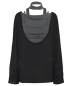 【Flare up】2-Layered Offset Long Sleeve - 3 colors