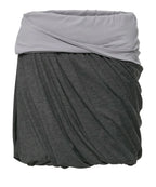 【Flare up】Layered Drape Midi Skirt - 3 colors