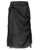 【Flare up】Sheer Layered Midi Skirt