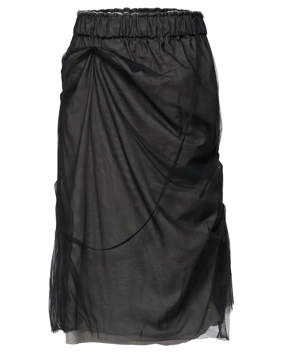 【Flare up】Sheer Layered Midi Skirt