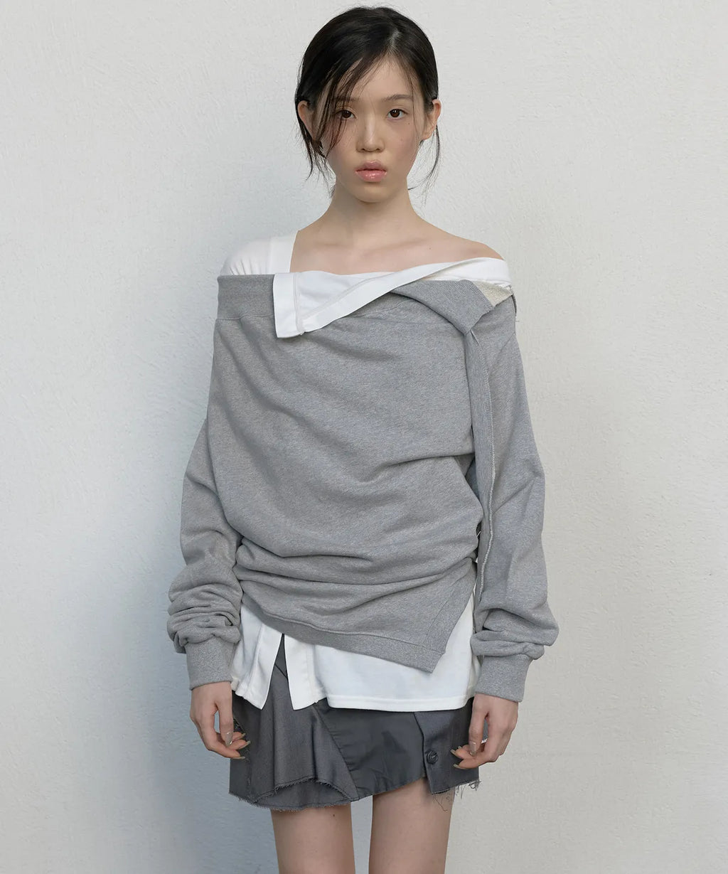 【Flare up】2-Layered MTM top - 5 colors