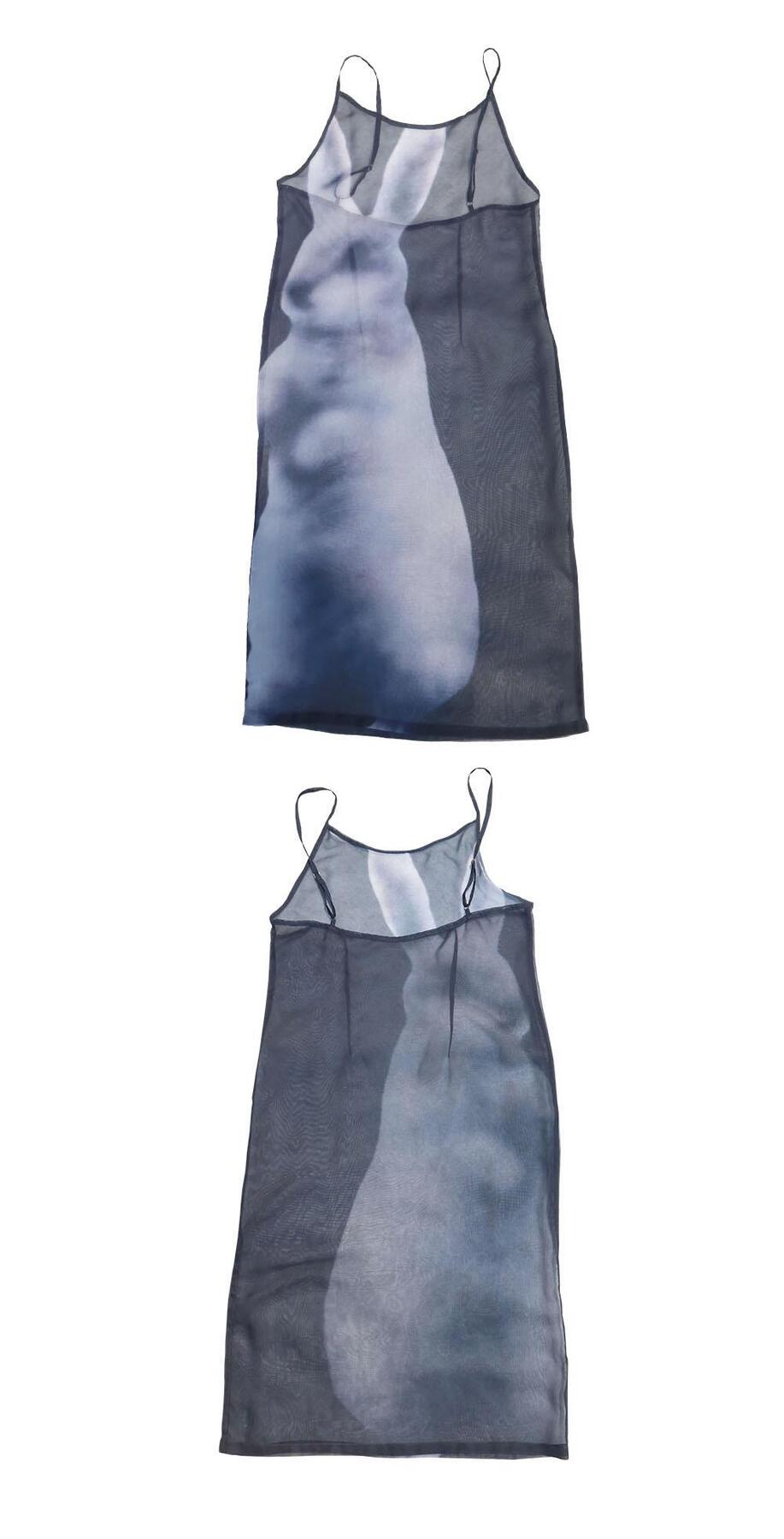 【odlyworkshop】Rabbit Print Slip Dress