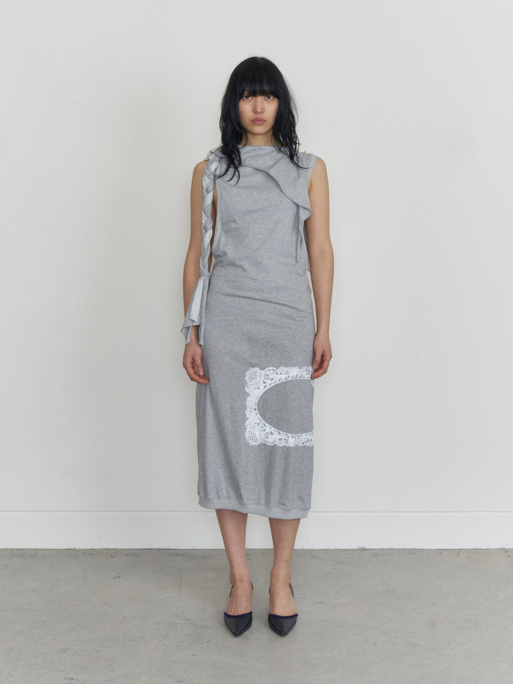 【odlyworkshop】Braided Cape Dress  - 2 colors