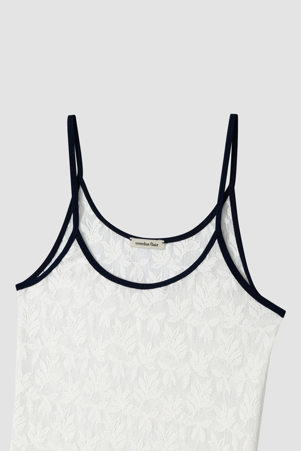 【overdue flair】TEXTURE COMBI SLEEVELESS - 2 colors